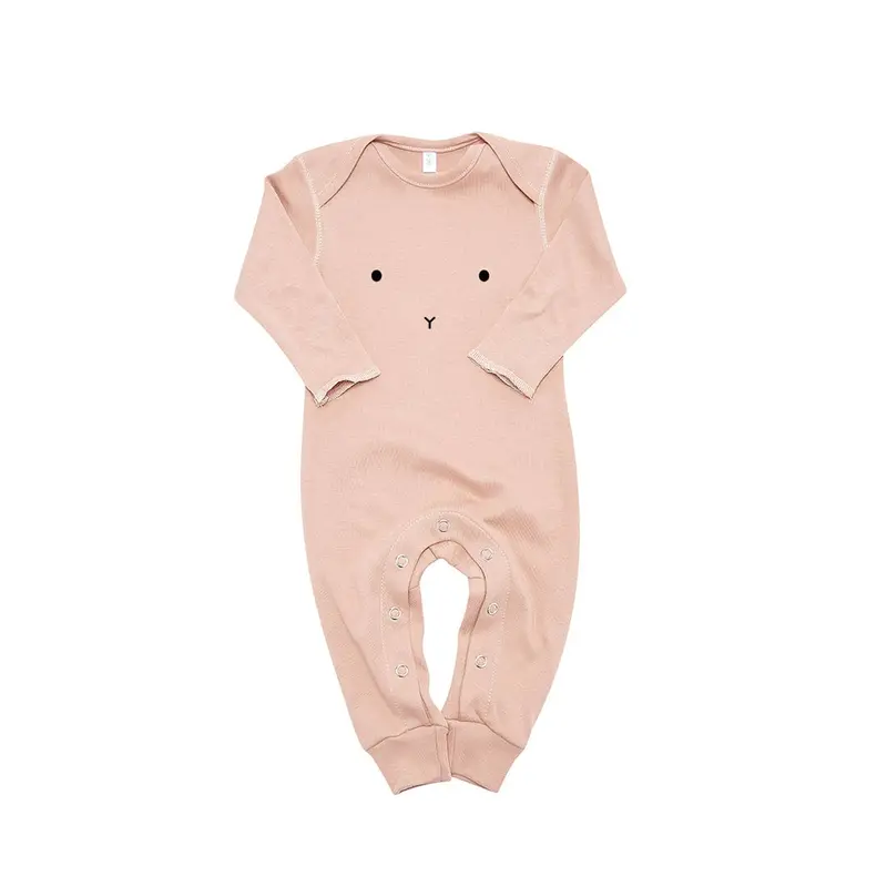 Organic Zoo Bunny Playsuit - Clay