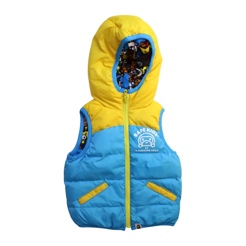 Bape By A Bathing Ape Kids Hooded Vest 4T