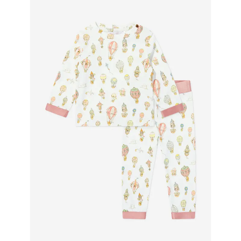Atelier Choux Girls Loungewear Set in Pink