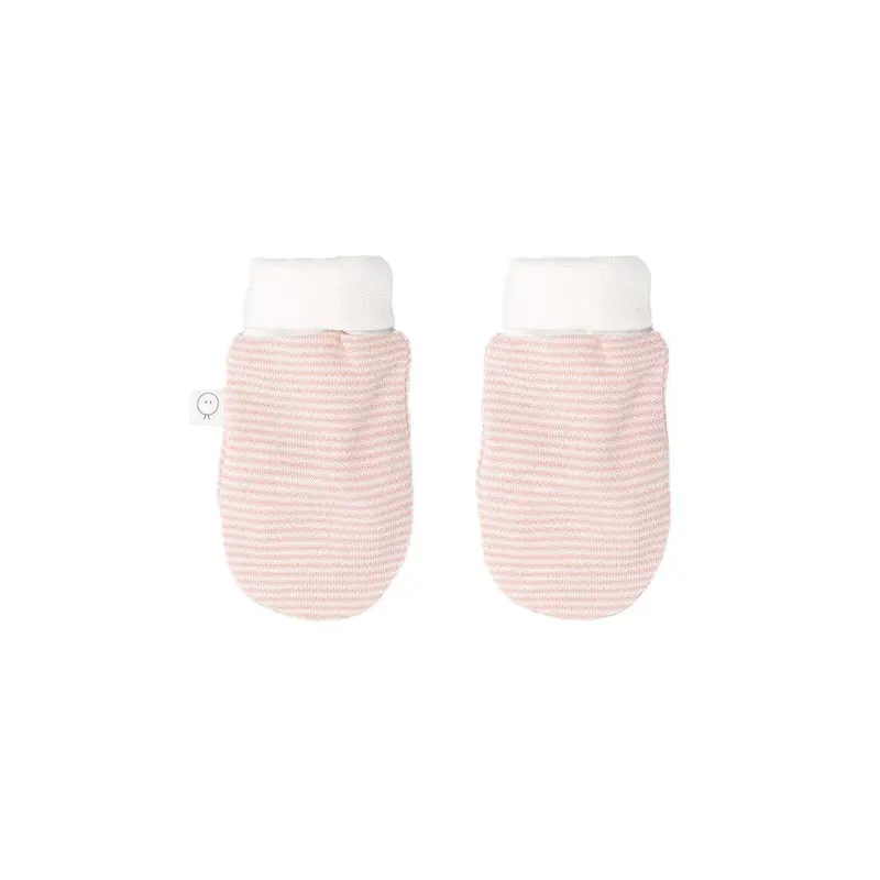 MORI Baby Mittens - Blush Stripe