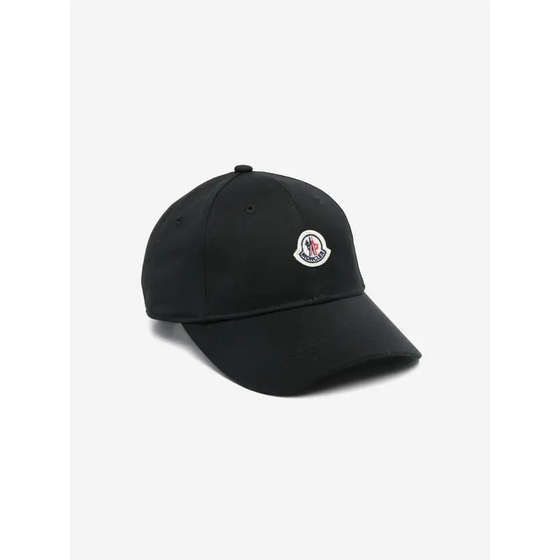 Moncler Enfant Boys Logo Cap in Black