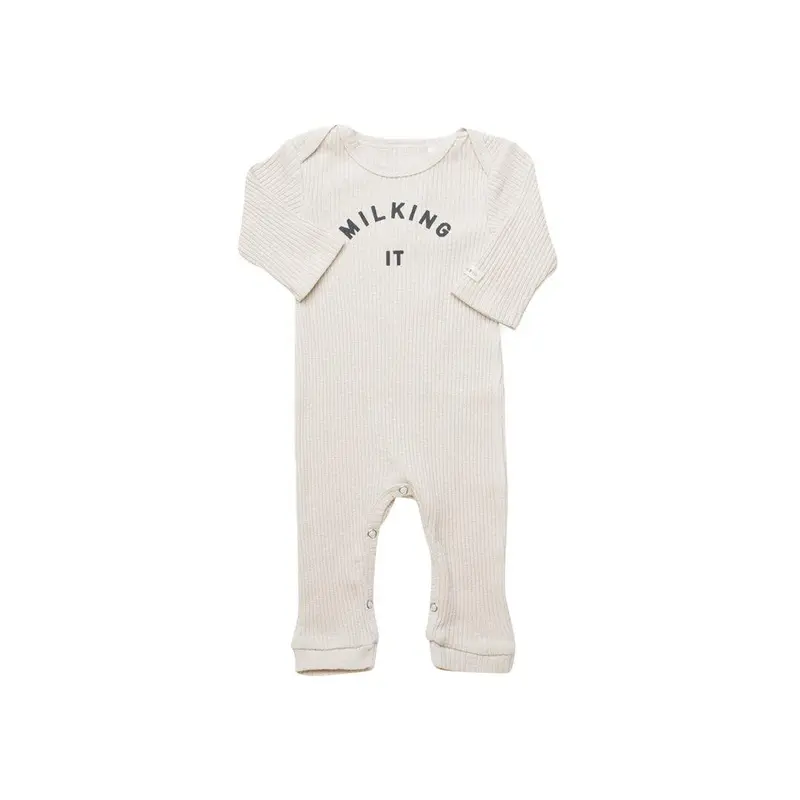 Claude & Co "Milking It" Onesie - Oat