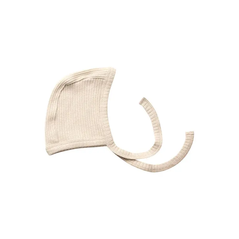 Claude & Co Ribbed Bonnet - Oat