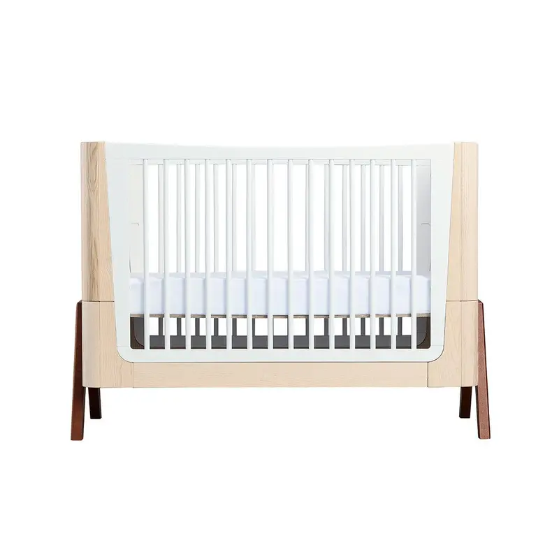 Gaia Hera Complete Sleep Cot Bed - Natural + Walnut