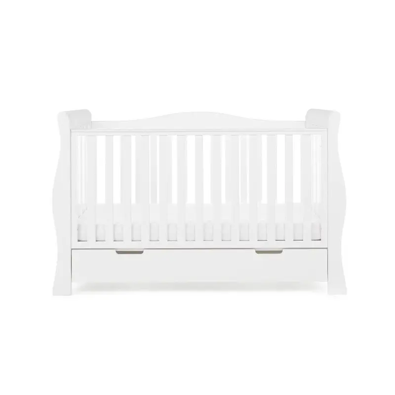 Obaby Stamford Luxe Cot Bed - White