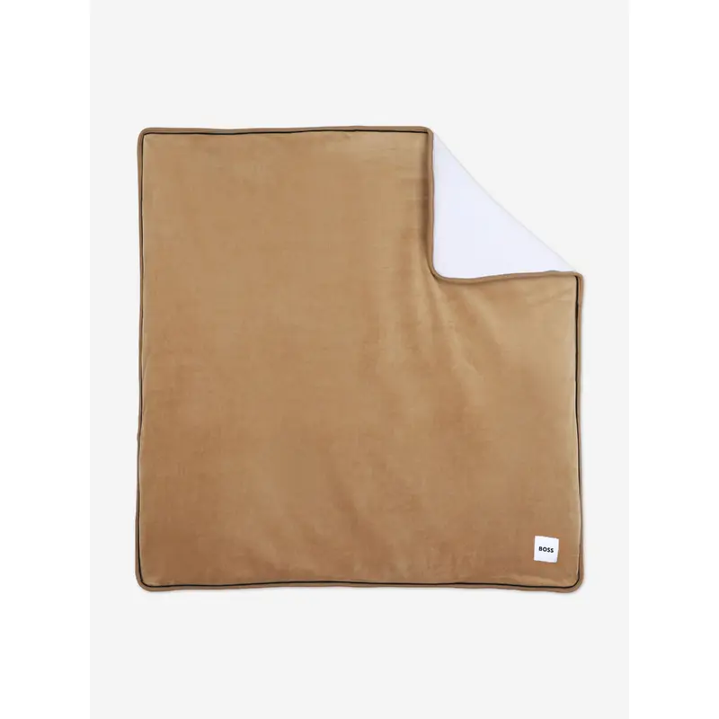 BOSS Baby Logo Blanket in Brown (75cm)