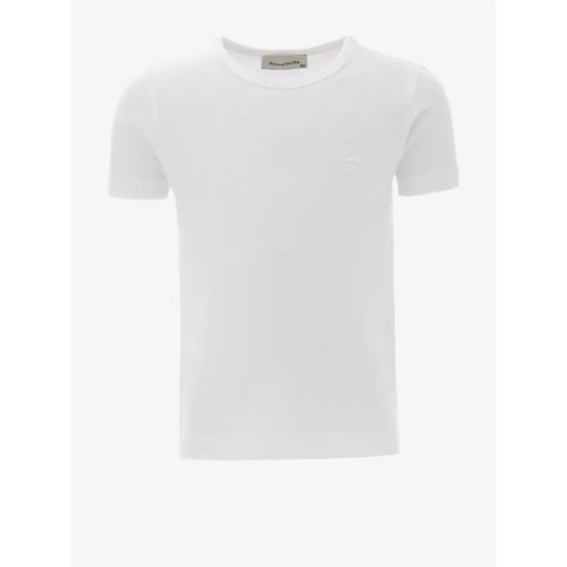White Solid Cotton T-Shirt