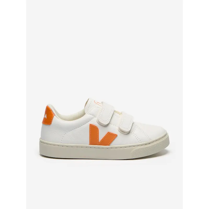 Veja Kids Chromefree Leather Small Esplar Traners in White
