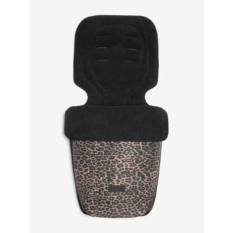 Baby Leopard Footmuff in Brown (90cm)