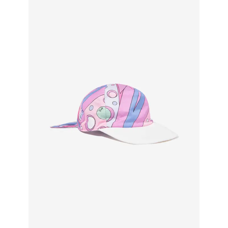 PUCCI Girls Fontane Print Cap in Pink