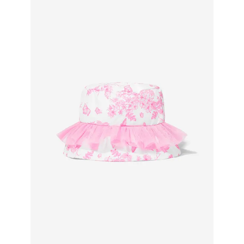 Selini Action Girls Butterlies Bucket Hat in Pink