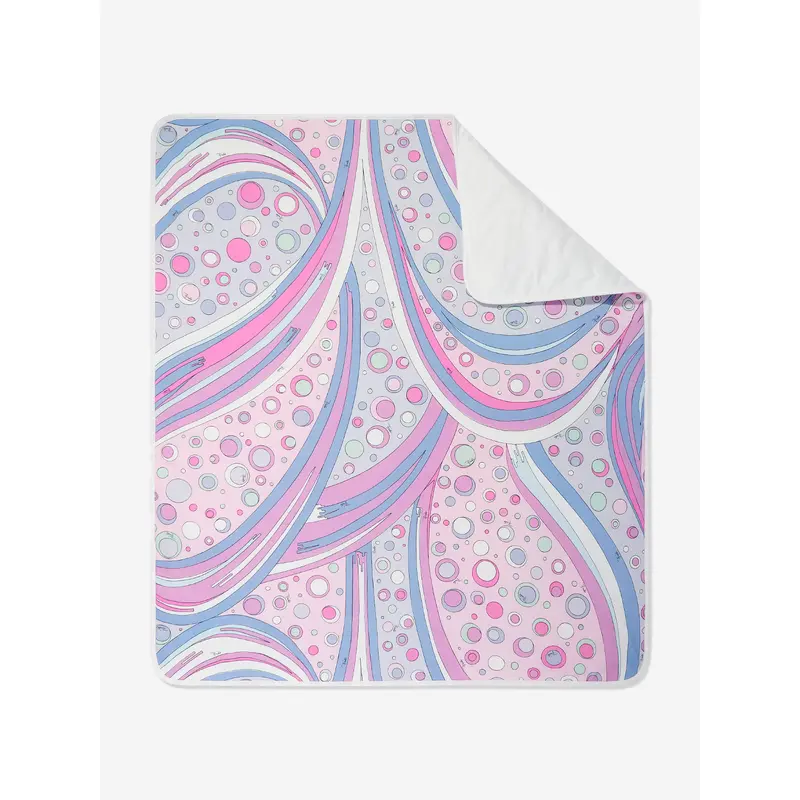 PUCCI Baby Girls Fontane Print Blanket in Pink (88cm)