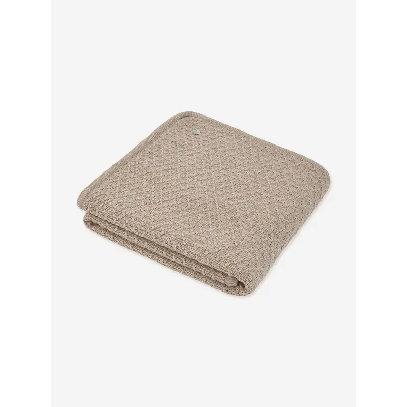 Paz Rodriguez Baby Knitted Blanket in Beige (98cm)