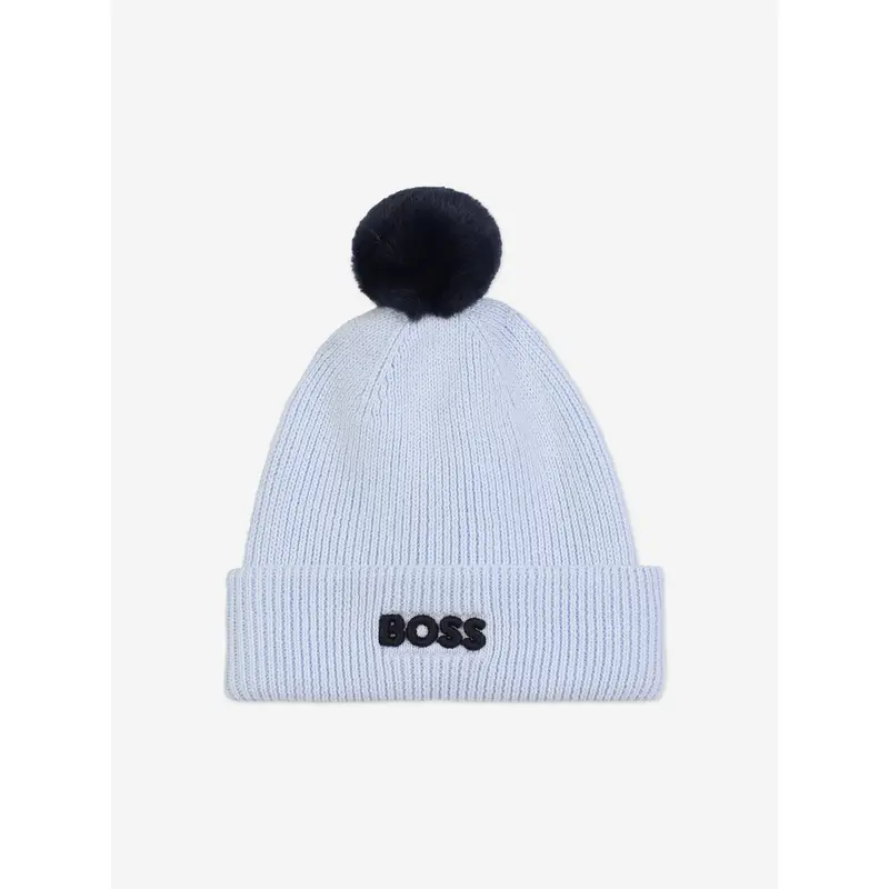 BOSS Baby Boys Bobble Hat in Blue