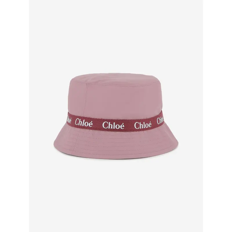 Chlo Girls Logo Bucket Hat in Purple