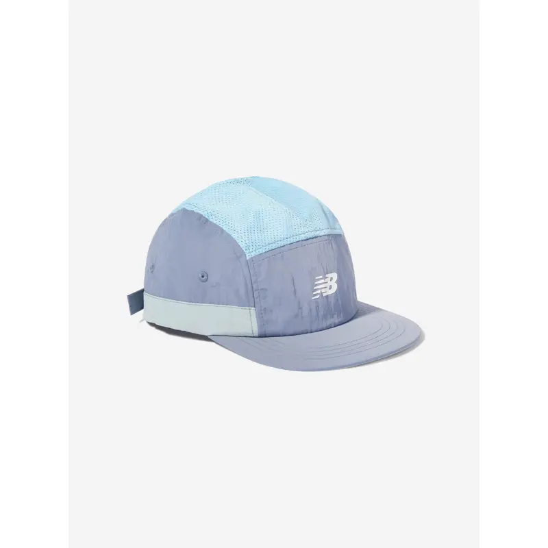 New Balance Boys Athletics Graphic Contrast Panel Cap in Blue