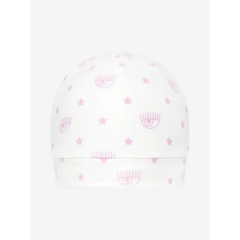 Chiara Ferragni Baby Girls Hat in White