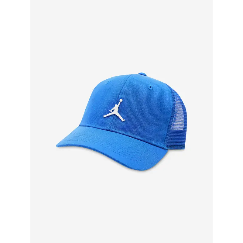 Jordan Kids Metal Jumpman Trucker Cap in Blue