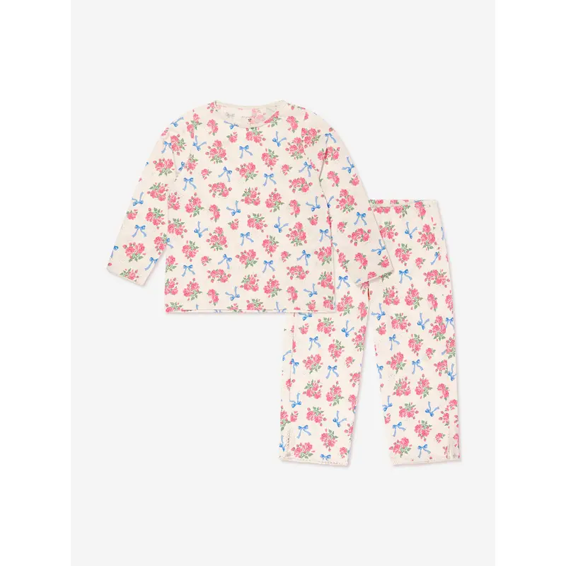 Konges Sljd Girls Bella Rosita Trouser Set in Ivory