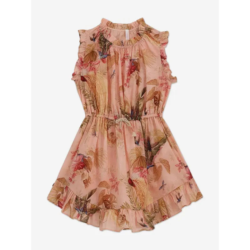 Zimmermann Girls Rhiannon Flip Dress in Pink