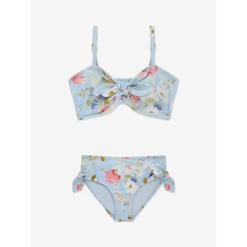 Zimmermann Girls Lucky Tie Bikini in Blue