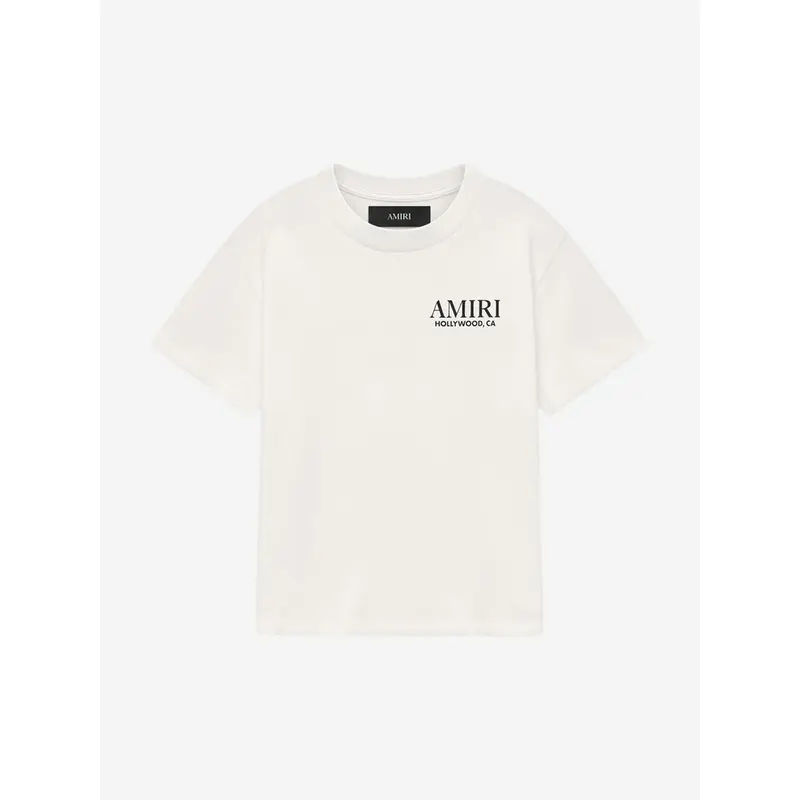 Amiri Kids Stacked T-Shirt in Ivory