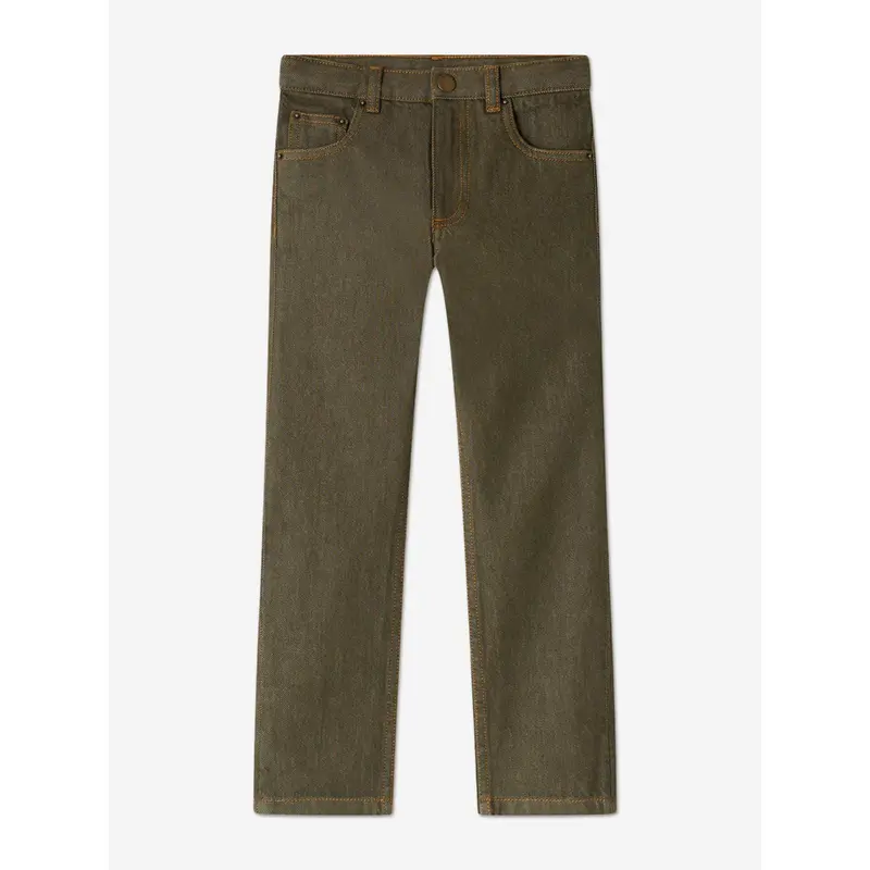 Bonpoint Boys Jagger Trousers in Green